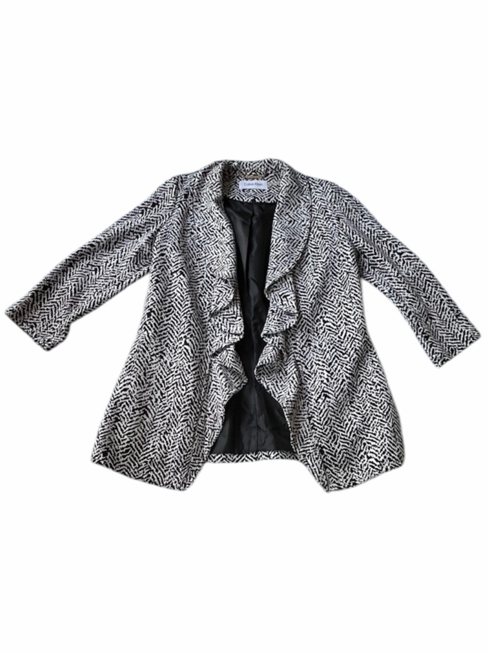 Black and white jacket